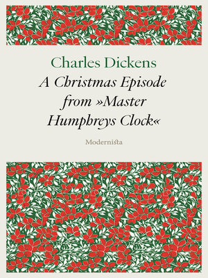 cover image of A Christmas Episode from »Master Humphrey's Clock«